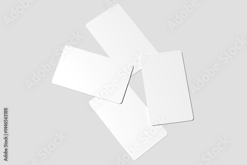 A Blank tarot card mock-up with a grey background, Vintage celestial mystical background for astrology, divination, tarot.