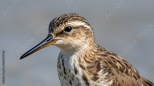 Portrait of a Pectoral Sandpiper