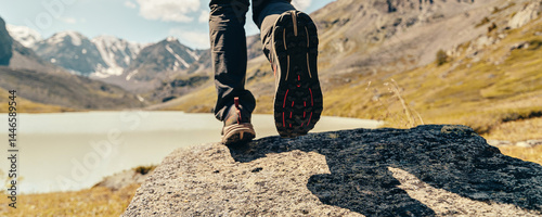 man in the mountains