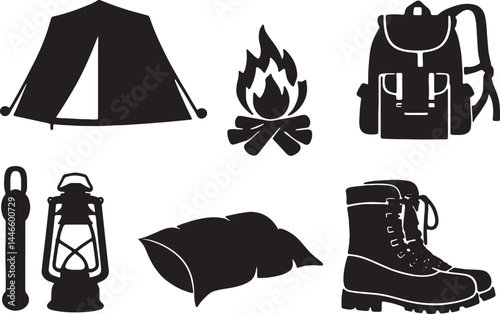 set of fashion clothes