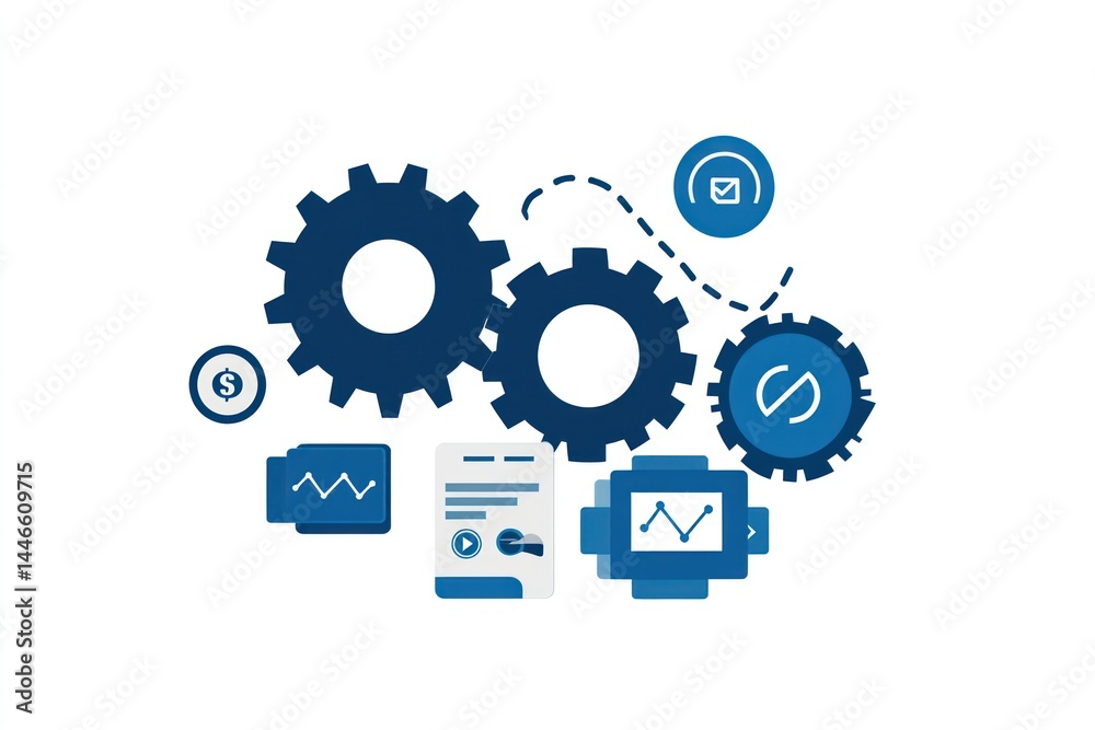 Business process automation gears Business process automation gears