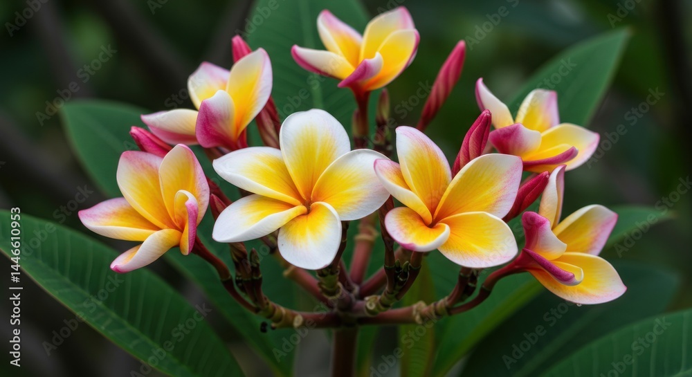 Fototapeta premium Plumeria Flowers Photo