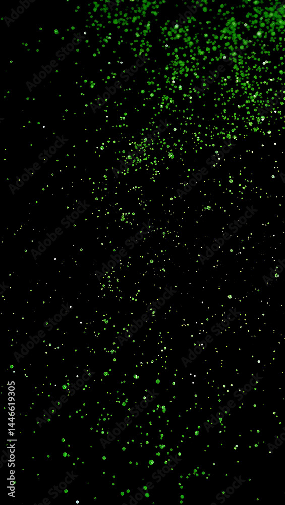 <Abstract Green Glittering Background with Sparkling Particles for Digital Design and Celebratory Inspiration> <Abstract Green Glittering Background with Sparkling Particles for Digital Design and Celebratory Inspiration>