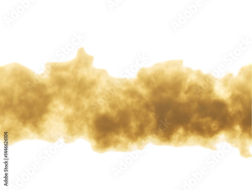 Abstract Gold Smoke Illustration Background
