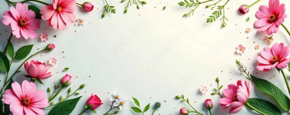 Fototapeta premium Simple design of March calendar page with empty space for notes, appointment, stylish, date