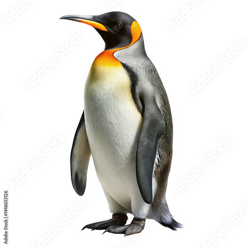 King Penguin Isolated on white background