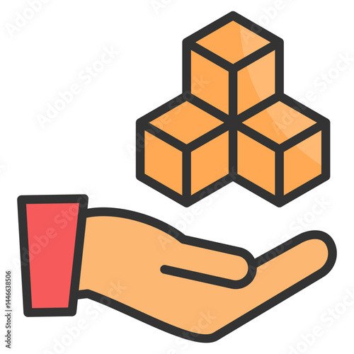 Inventory Tracking Icon Element For Design