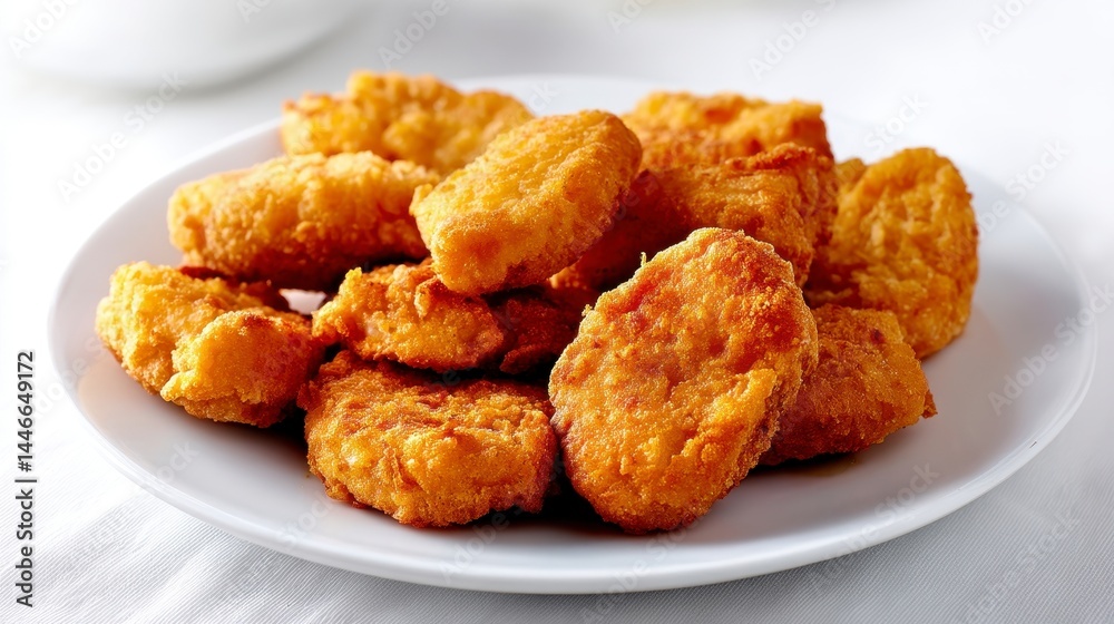 Crispy Chicken Nuggets Plate Crispy Chicken Nuggets Plate