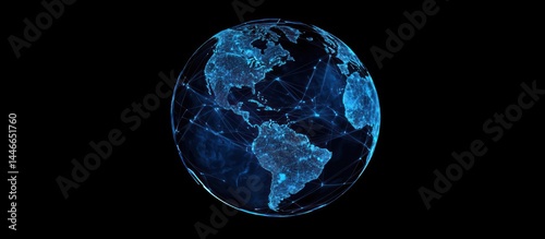 Global Network: A Digital Representation of Interconnectivity
