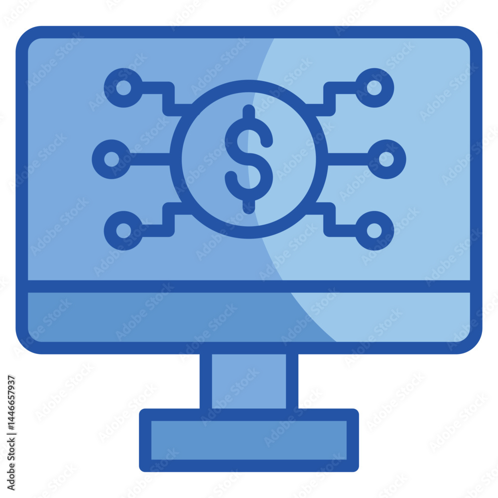 Digital Token Icon Element For Design Digital Token Icon Element For Design