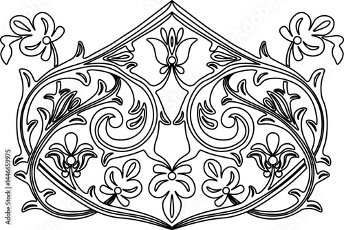floral pattern that can be used for any decoration