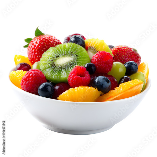 Vibrant Fruit Salad in a Bowl
