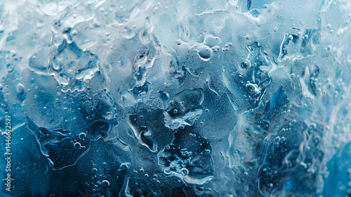 Wallpaper Mural water drops on glass Torontodigital.ca
