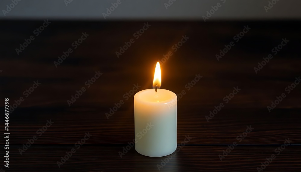 lit candle sitting on top of a wooden table lit candle sitting on top of a wooden table