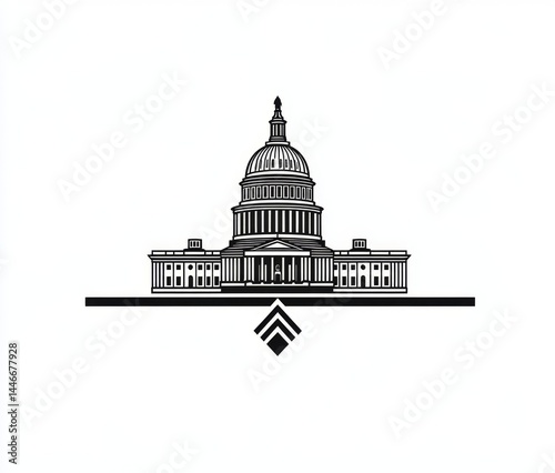 Wallpaper Mural US Capitol Building graphic design Torontodigital.ca