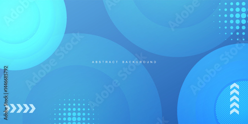Colorful geometric background. Blue elements with fluid gradient. Dynamic shapes composition. Eps10 vector