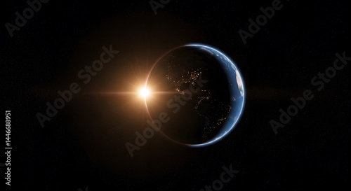 planet in space