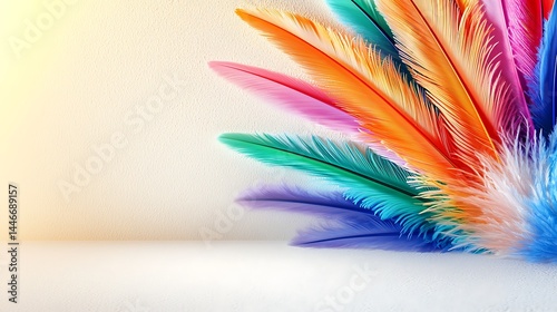 Colorful markers closeup