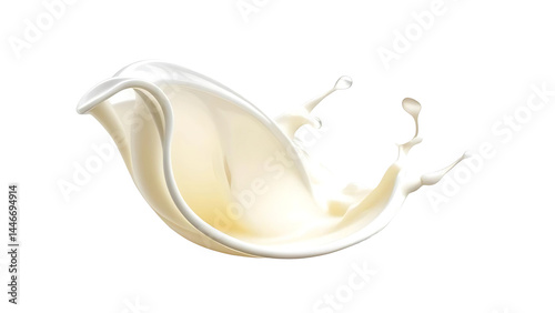 PNG Milk Splash or cream, cutout, transparent