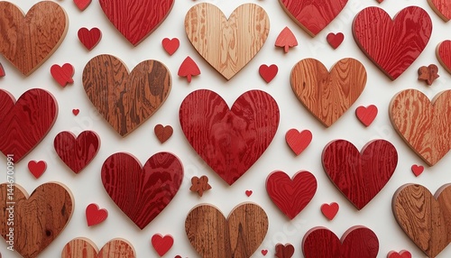 Rustic Wooden Hearts – Love in Every Grain