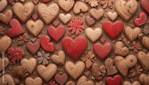Rustic Wooden Hearts – Love in Every Grain