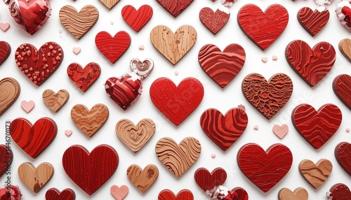 Rustic Wooden Hearts – Love in Every Grain