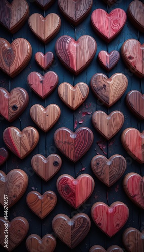 Rustic Wooden Hearts – Love in Every Grain