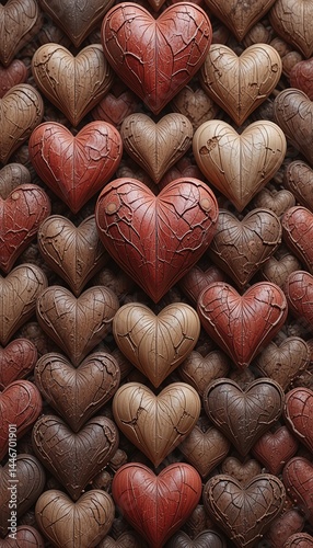 Rustic Wooden Hearts – Love in Every Grain