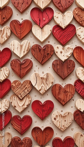 Rustic Wooden Hearts – Love in Every Grain