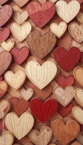 Rustic Wooden Hearts – Love in Every Grain