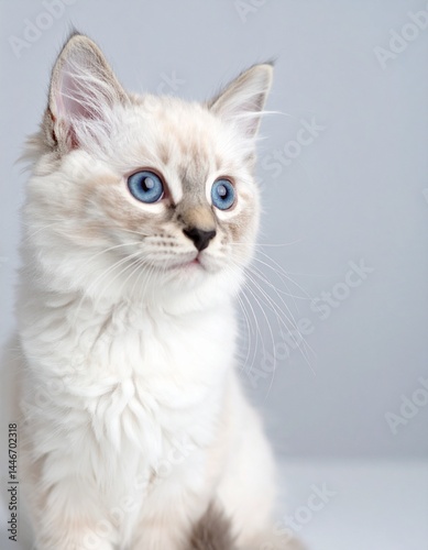 かわいい子猫の記念写真