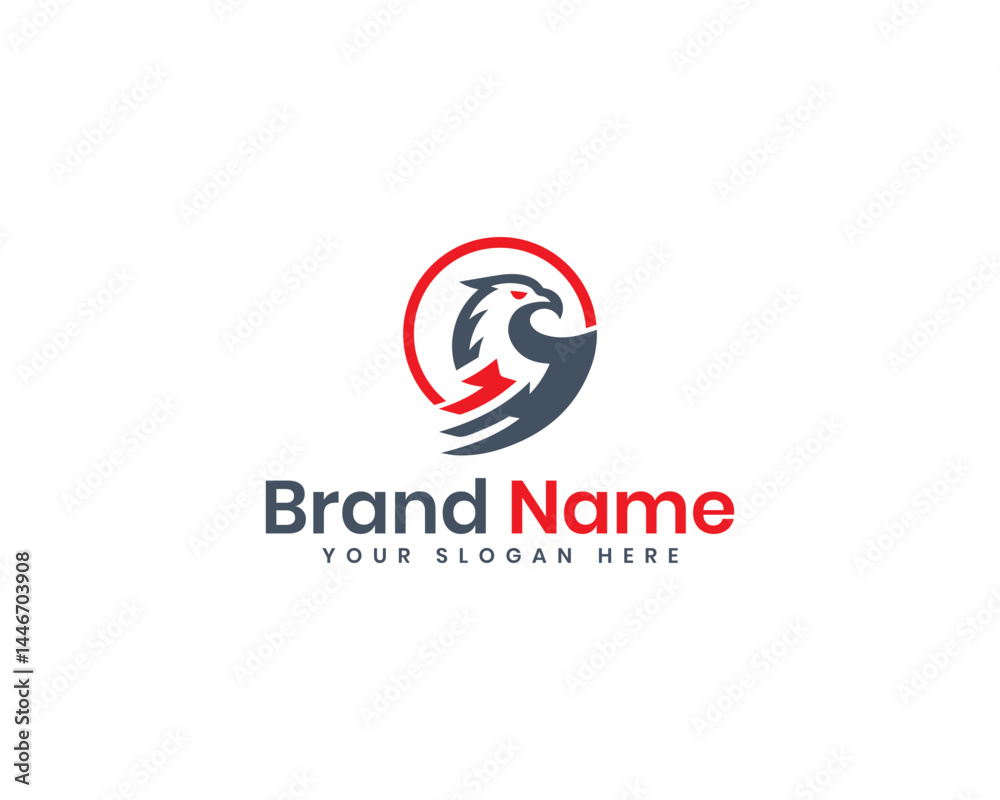 Minimalist eagle logo design modern bird vector branding concept Minimalist eagle logo design modern bird vector branding concept
