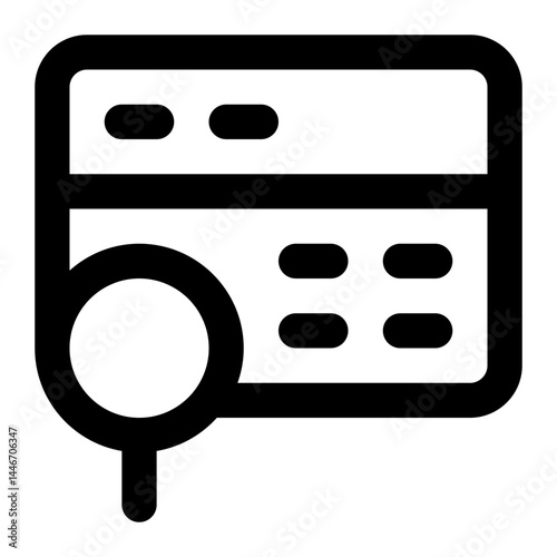 icon seo with style outline