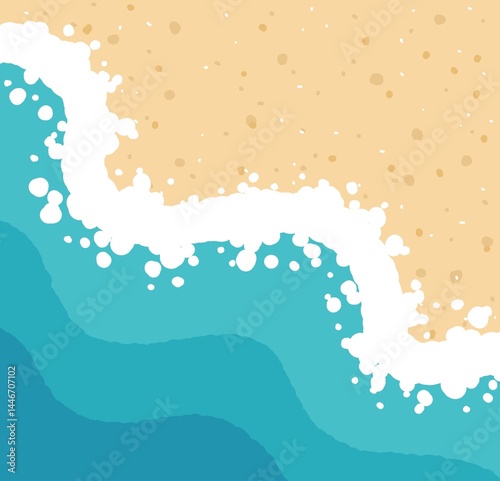 바다 일러스트,Sea illustration, beach illustration