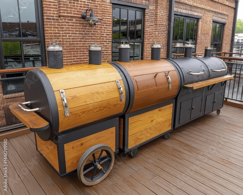 Large capacity smoker, perfect for large gatherings and catering, impressive smoke - smoker duty smoker smoker for