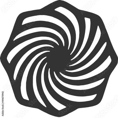 Unbroken Loops Vintage Illustration Vector