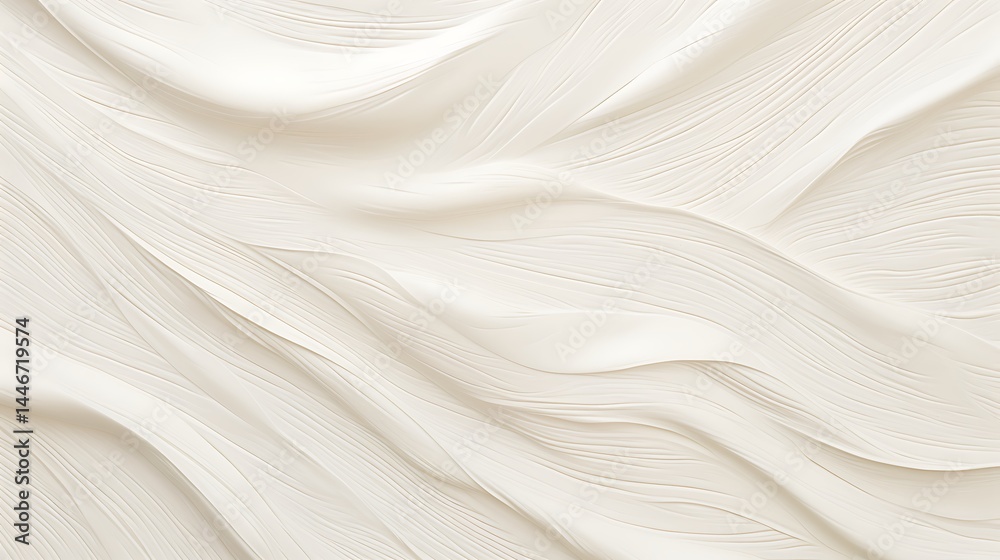 Obraz premium abstract white background with smooth lines and waves.