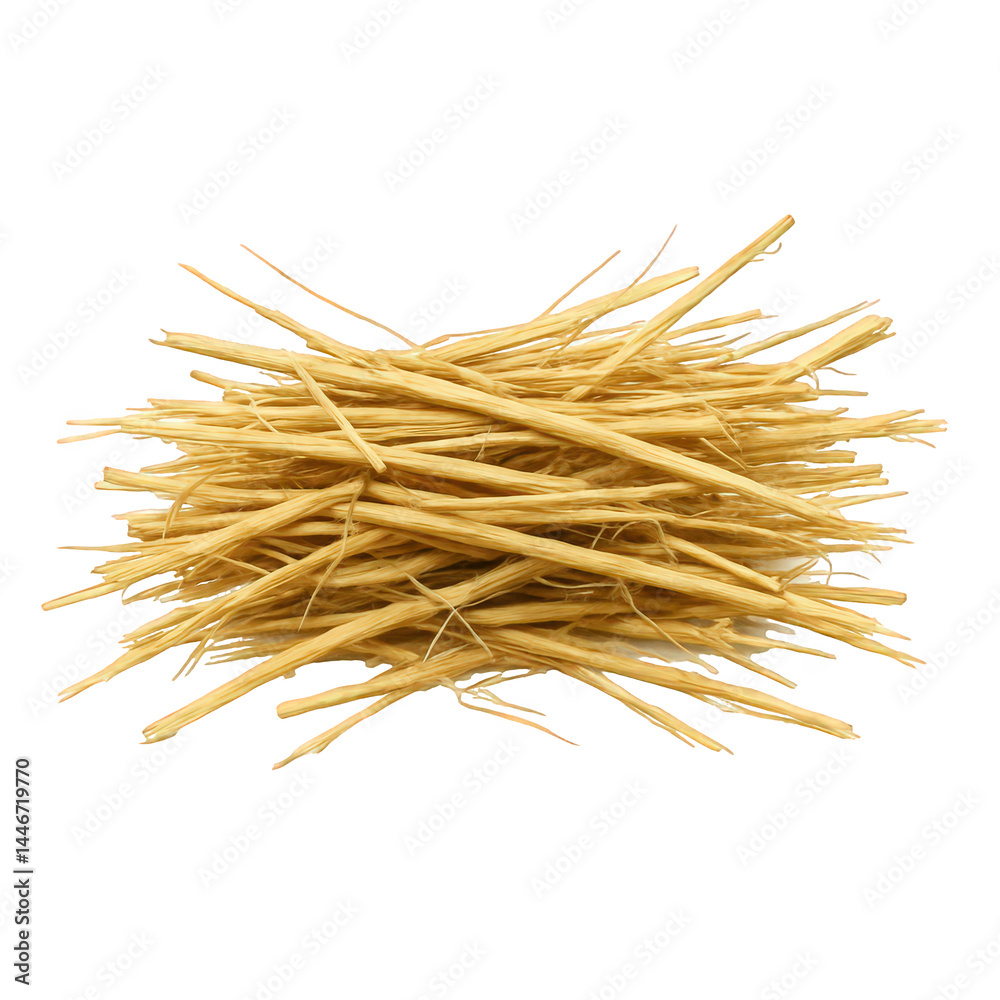 A vibrant golden pile of textured, brittle straw stems, naturally gathered and layered, evoking rustic charm. A vibrant golden pile of textured, brittle straw stems, naturally gathered and layered, evoking rustic charm.
