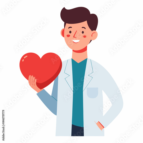 doctor with heart