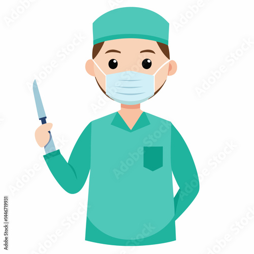 doctor with knife