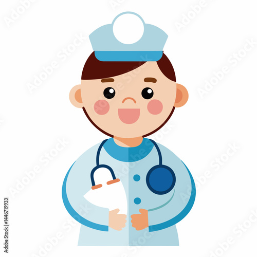doctor or nurse with stethoscope