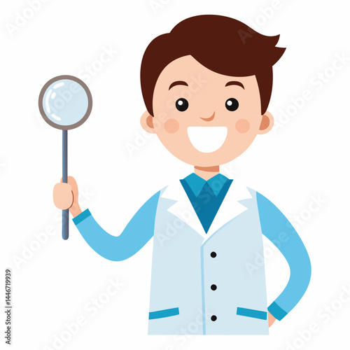 young doctor with stethoscope