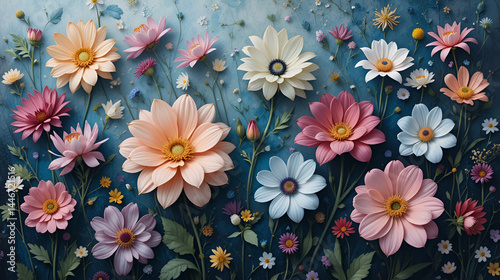 fiori stile acquarello