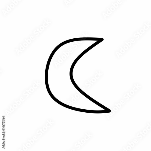 moon doodle art illustration 