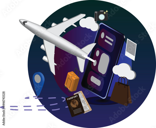 Airline travel, reaching destinations for business and leisure, Airline business and intercontinental travel