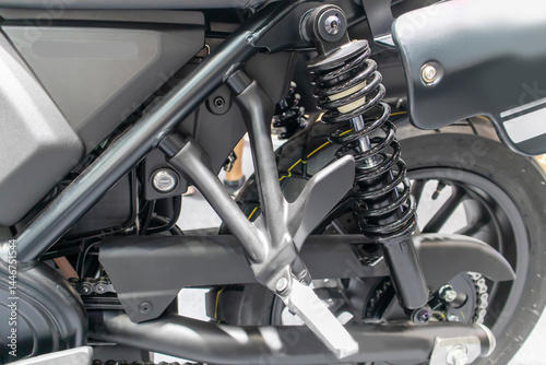 Wallpaper Mural Disc brakes on a motorcycle up close alloy wheels for motorcycles robust steel wheel arches. Tires and wheels for motorcycles in chrome. ABS on motorbikes and disc brakes are safety devices. Torontodigital.ca