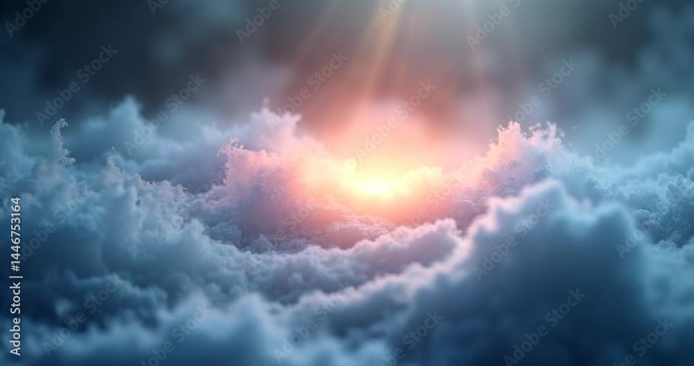 abstract background with clouds