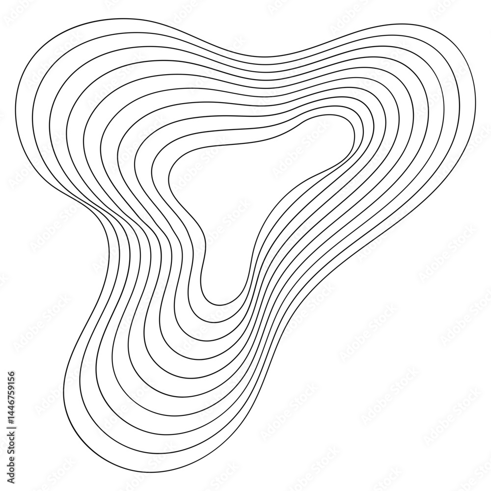 Abstract Wireframe Shape Abstract Wireframe Shape