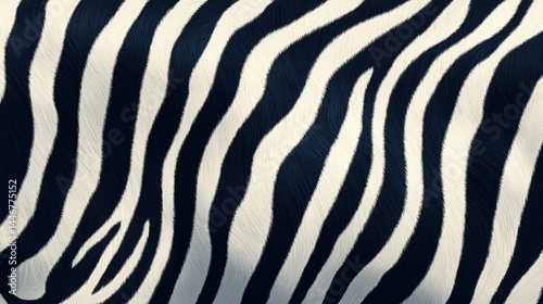 Elegant Black and White Zebra Print Fabric Showcasing Striking Stripes and Unique Textural Patterns
