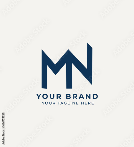 Free Download logo letter MN suitable bussiness company - GFXLoad